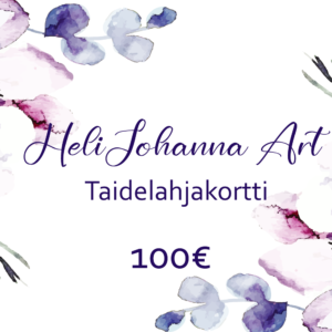 100 euron taidelahjakortti