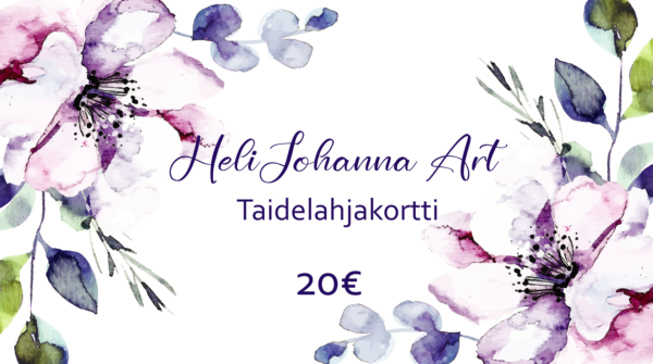 Taidelahjakortti HeliJohanna Art